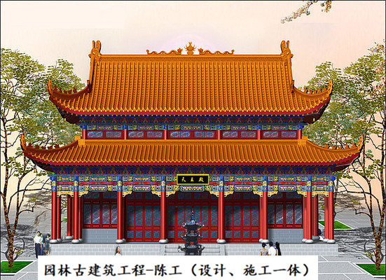 仿古長廊cad圖紙 寺廟斗拱規(guī)劃圖 仿古設計施工
