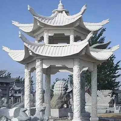 園林藝術(shù)中的古建石雕涼亭與綠化工程 傳統(tǒng)文化與現(xiàn)代造景的融合